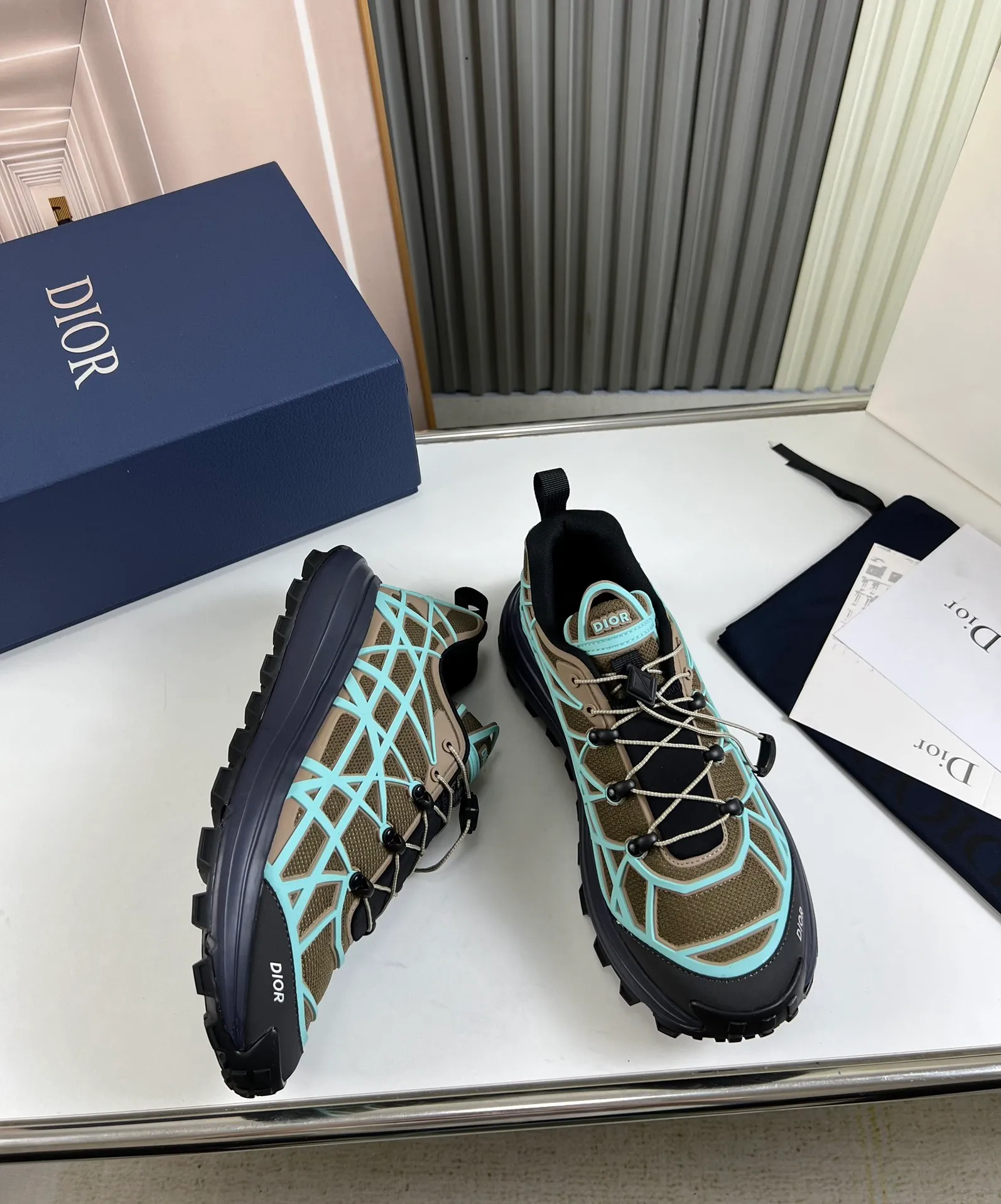 Men's men's shoes 💰640💰 Dior. The latest hot sale 🔥Official website 1:1 replica ⬆️Imported mesh technology, comfortable mesh lining 38-45 (45 customized, non-returnable)
